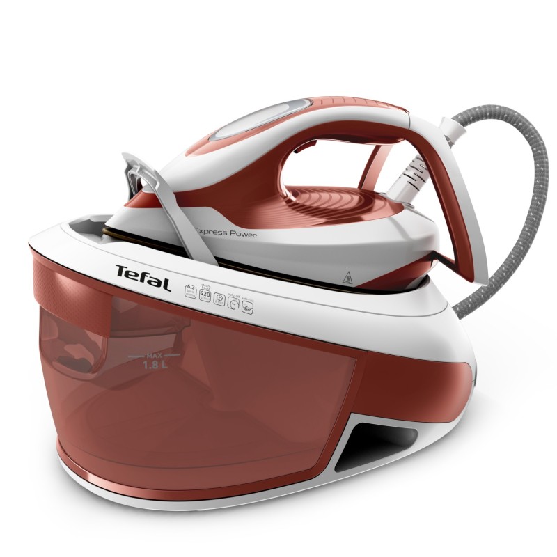 Tefal Express Power SV8110 2800 W 1.8 L Durilium AirGlide Autoclean soleplate Red, White